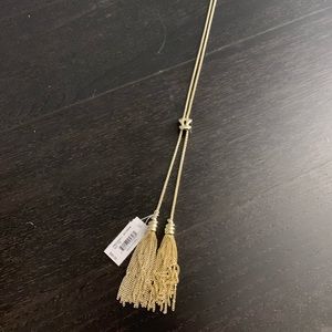 Kendra Scott gold necklace - long